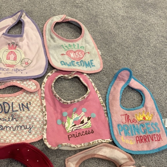 Accessories 15 Lot Babygirl Bibs Variety Poshmark